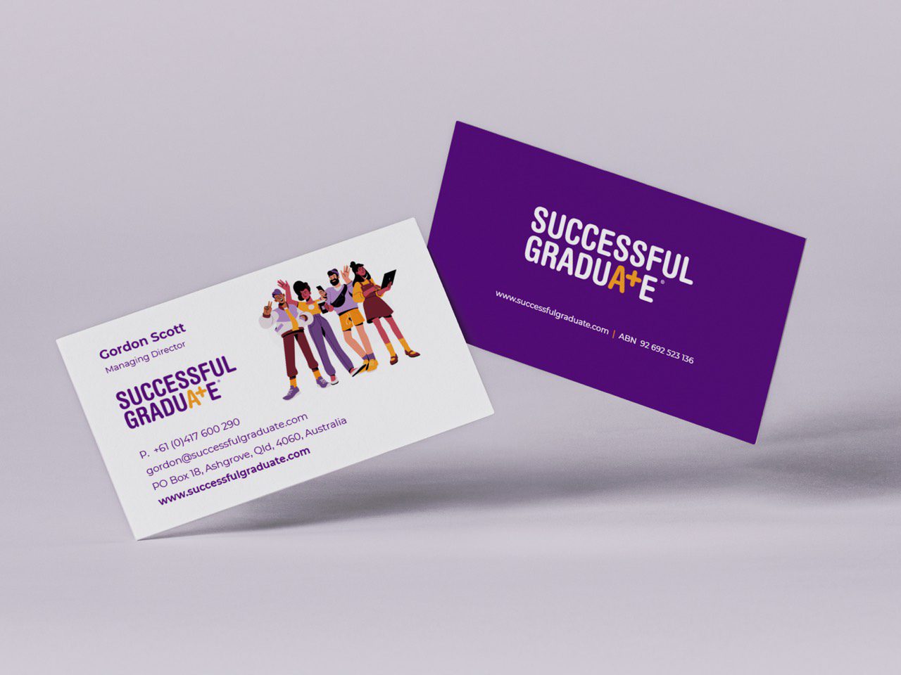 Successful Graduate Business Card