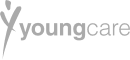 The young care logo on a green background.